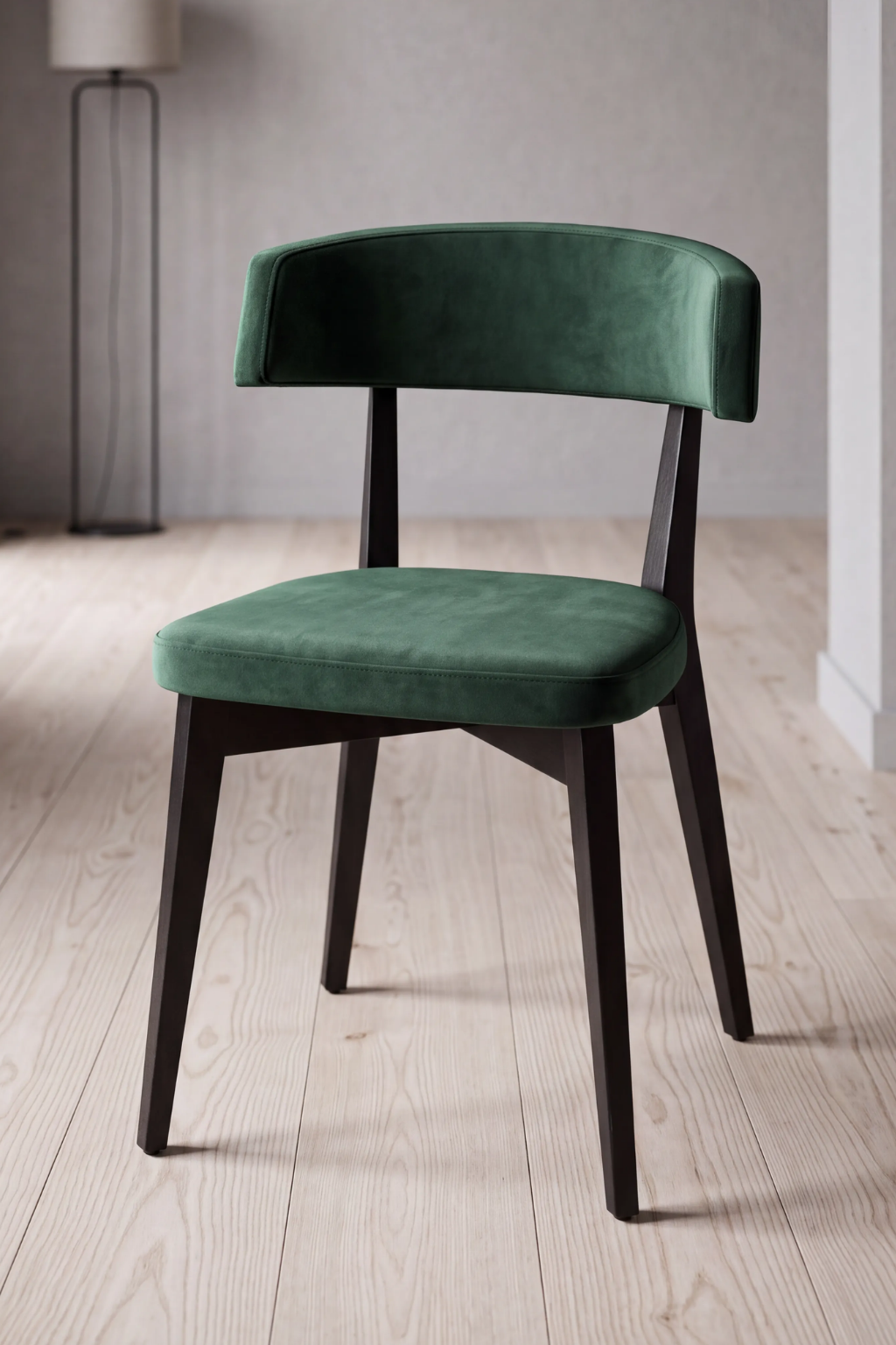 Solid Döşemeli Ahşap Sandalye | A2 Decor