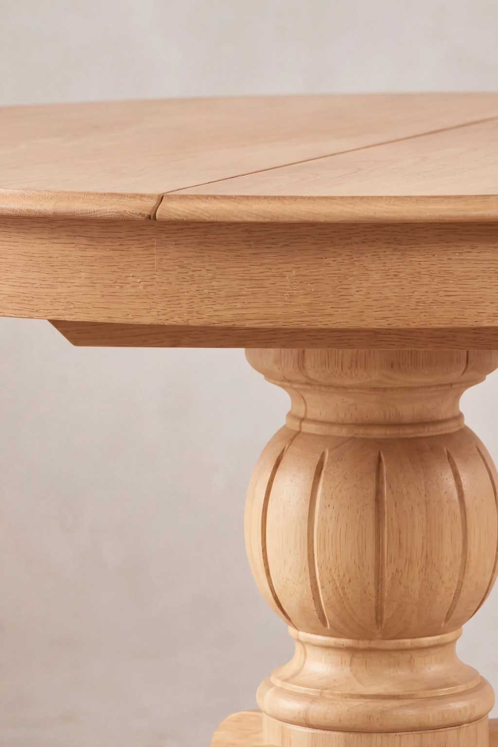Tirena 100 cm Natural Açılır Ahşap Yemek Masası | A2 Decor