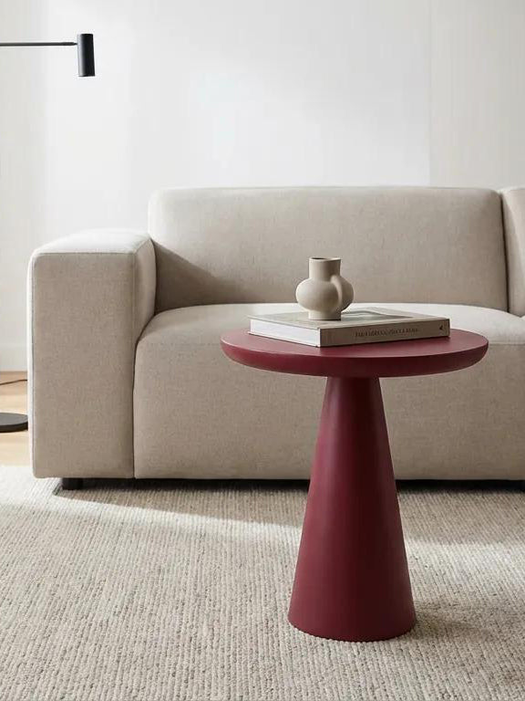 Velor Ahşap Yan Sehpa | A2 Decor