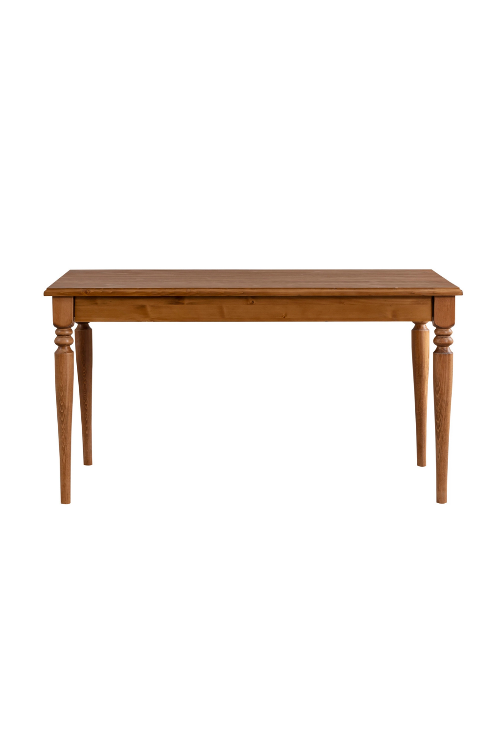 Brown 4 Kişilik Dikdörtgen Masif Ahşap Yemek Masası Takımı 140 × 80 cm | A2 Decor
