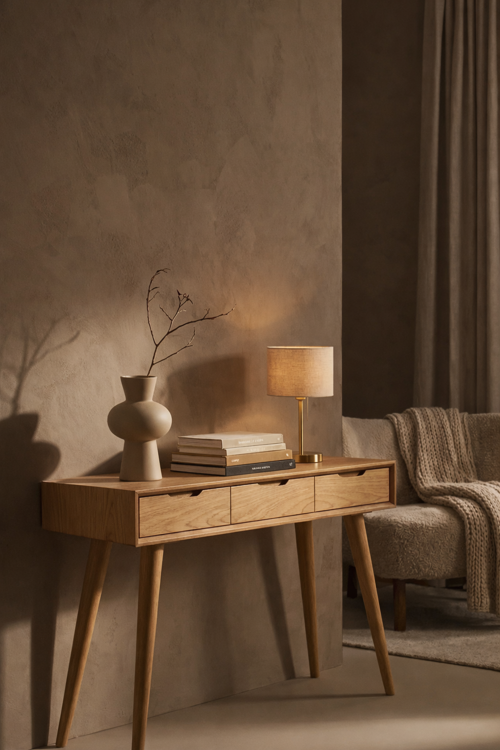 Terra 120 cm Ahşap Dresuar | A2 Decor