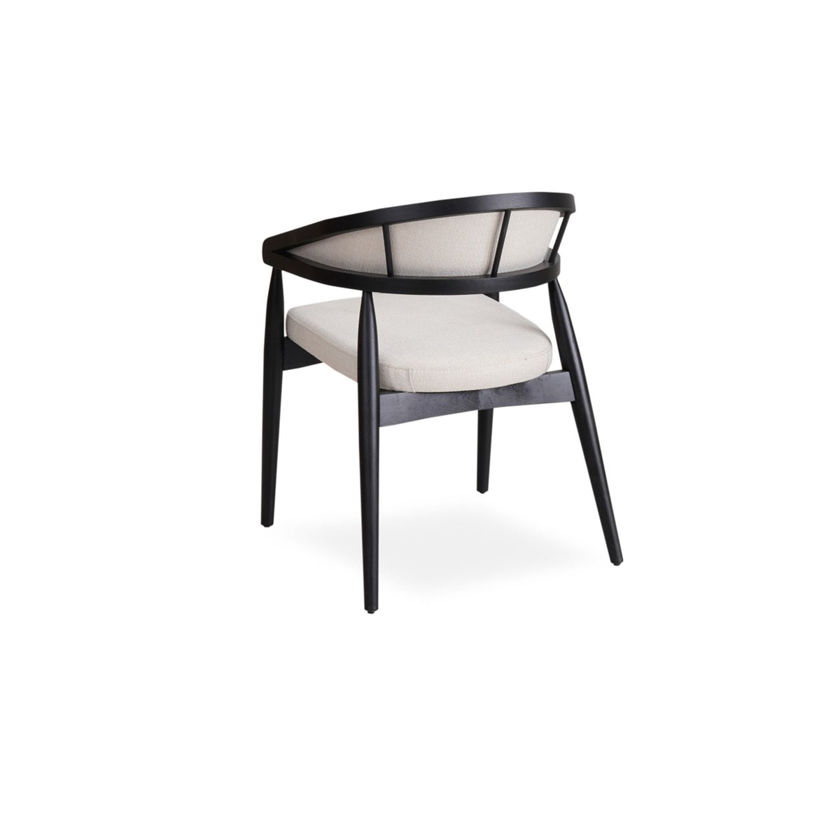 Monza Siyah Ahşap Sandalye | A2Decor