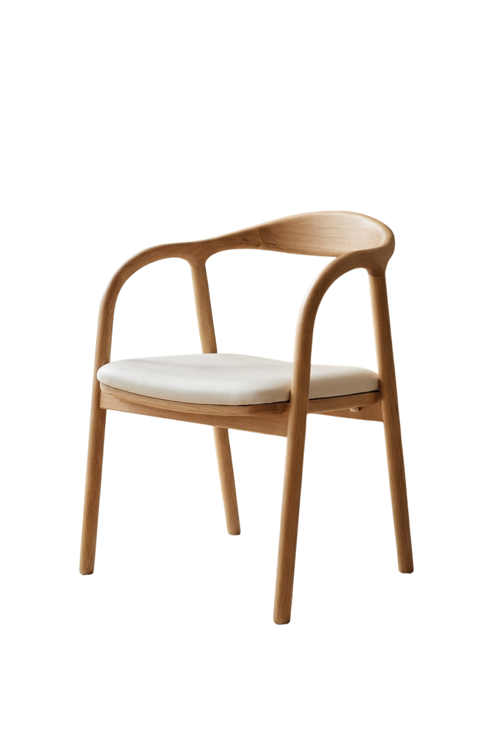 Vento Natural Deri Döşemeli Sandalye | A2 Decor