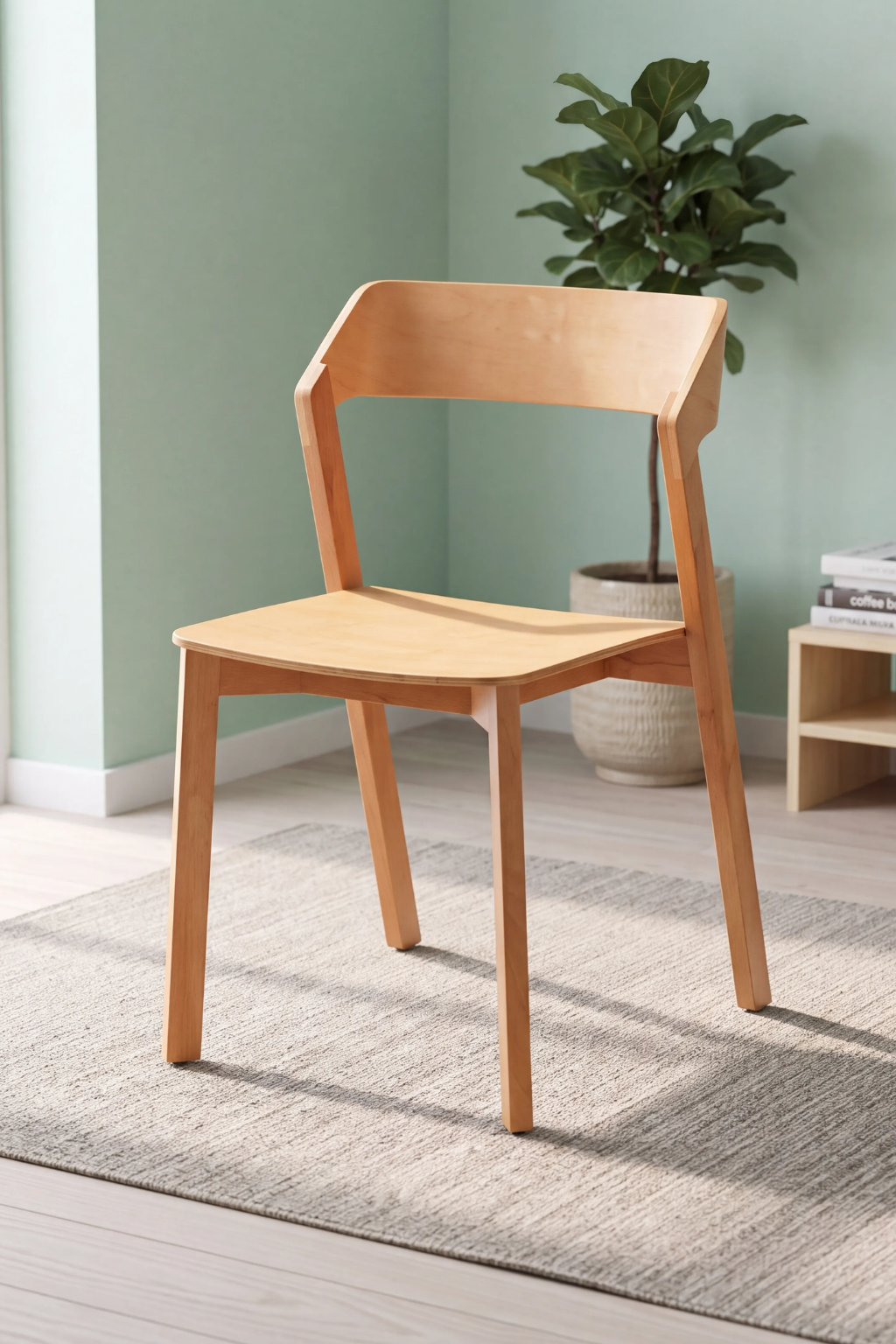 Korin Natural Ahşap Sandalye | A2 Decor
