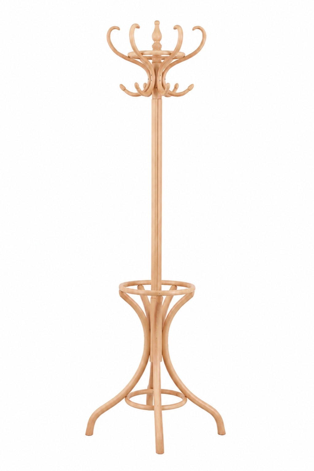 Vince Natural Masif Ahşap Thonet Askılık | A2 Decor