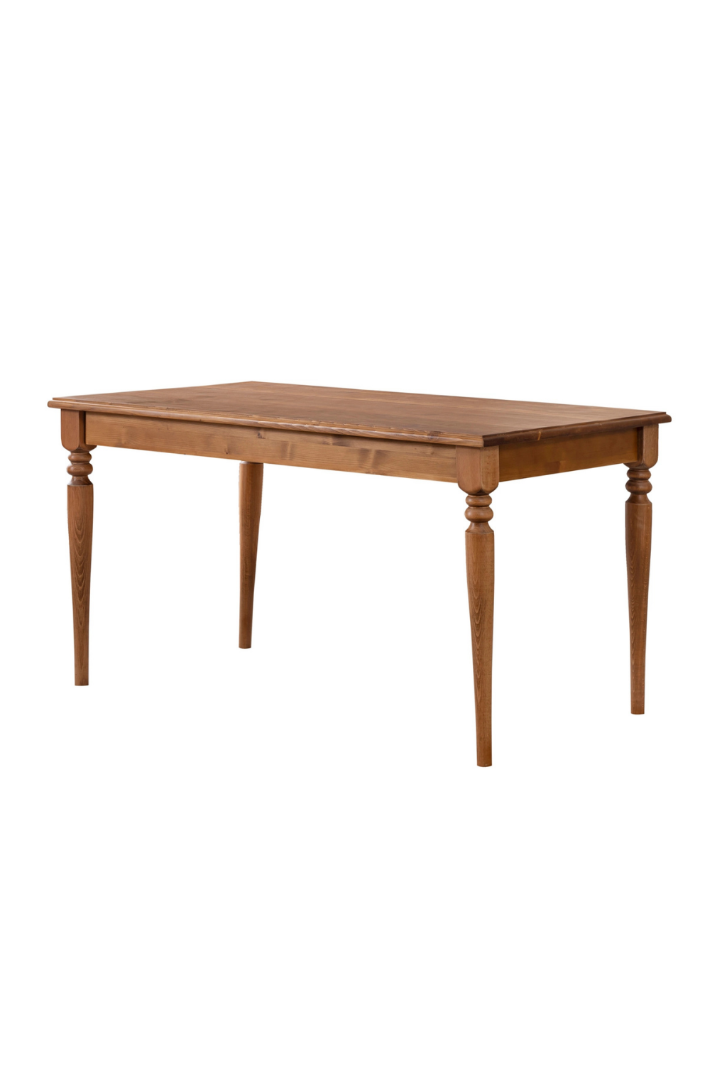Brown 4 Kişilik Dikdörtgen Masif Ahşap Yemek Masası Takımı 140 × 80 cm | A2 Decor