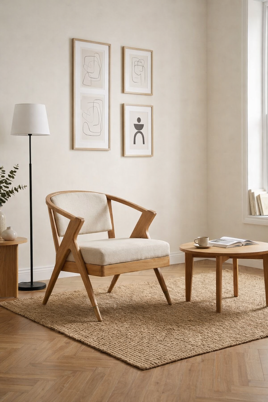 Liar Ahşap Berjer | A2 Decor