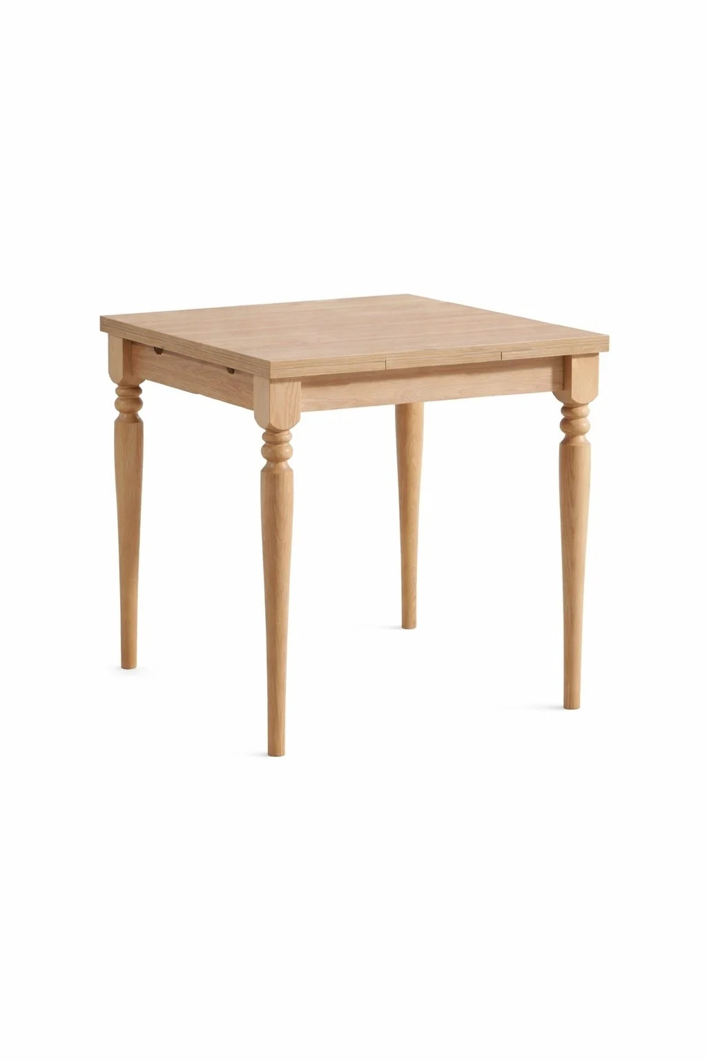 Bergama 4 Kişilik Açılır Çizilmez Ahşap Yemek Masası Takımı 70 × 80 cm | A2 Decor